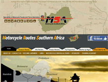 Tablet Screenshot of dualsportafrica.com